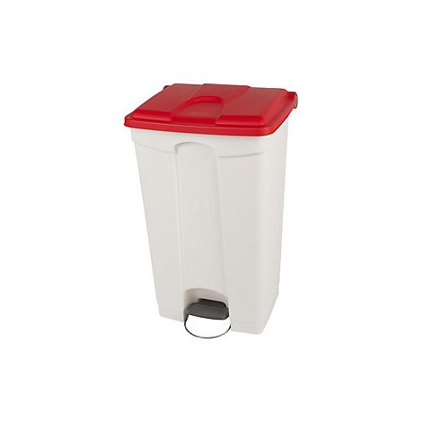 Pedal-/Tretabfallsammler  Volumen 90 l  BxHxT 505 x 790 x 410