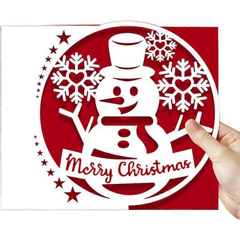 Weihnachtskarten mit Schneemann-Motiv, Metallstanzformen, Schablone, DIY-Scrapbooking-Album, Papierkartenvorlage, Prägeform, Basteldekoration