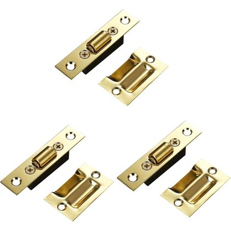 ARTIBETTER Plaque de gâche porte en acier inoxydable pour placard (1/5)