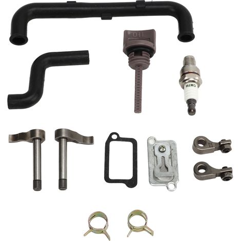 Pièces de moteur pour tondeuse à gazon, poussoirs de soupape, kits de culbuteurs, pièces de rechange pour Honda GX25, HHT25S, etc., y compris conduites d'huile, bouchons d'huile, jauges, plaques de so (1/5)