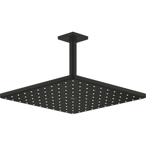 Grohe Rainshower Mono Cube - Soffione doccia, 31x31 cm, nero opaco 265662430 (1/4)