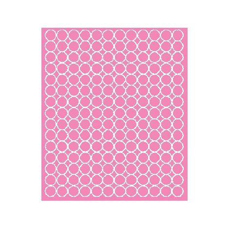 Pegatinas circulares de 1,5 cm, pegatinas circulares con puntos, 180 unidades, rosa mate