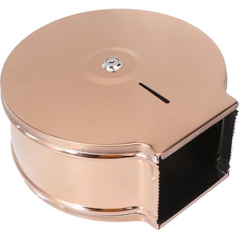 rouleau de papier toilette rond en acier inoxydable 304