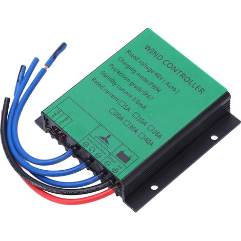 1000W PWM Hocheffizienz IP67 LED Windturbinenregler, 48V 16A Laderegler für Hauswindgeneratoren, wasserdicht und robust. (1/5)