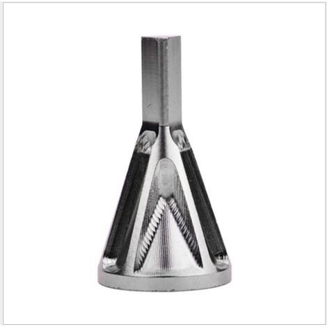 Outil de débogage triangulaire, outil de chanfreinage externe, outil de débogage métallique pour mandrin, 1 pièce (1/5)