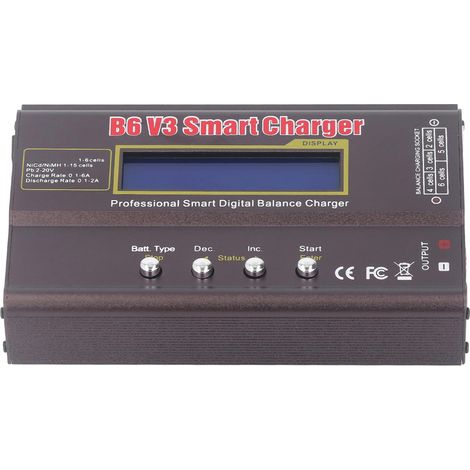 Chargeur intelligent 80A pour batterie LiPo, numérique avec fonction décharge/équilibrage rapide, compatible automobile AC 100-240V (1/5)