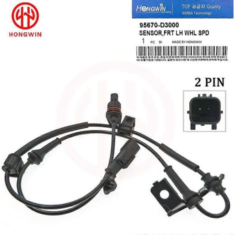 95671-D3000 95670-D3000 95671-F8000 Capteur de vitesse ABS avant droit/gauche pour Hyundai Tucson 2016-2020 / Kia Sportage 2017-2022 2.0L (GAUCHE) (1/5)