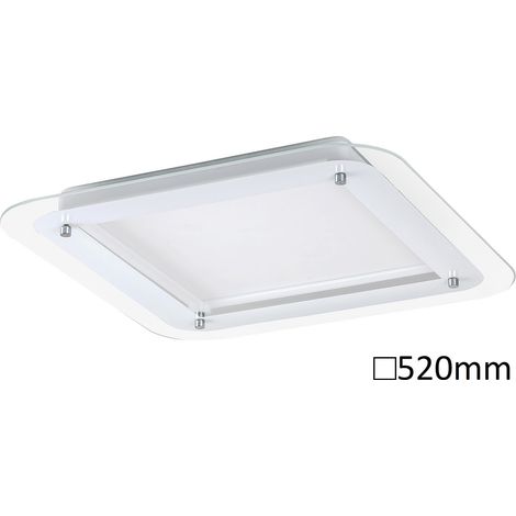 Plafonnier encastré 52cm LED 22W blanc carré Rabalux (1/4)