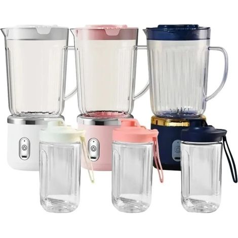 TRADE SHOP - Mini Frullatore Spremiagrumi Elettrico Portatile Multifunzione Ricaricabile 2in1 Con Tazza - (1/3)
