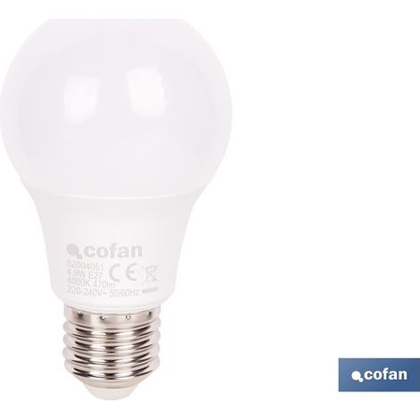 Ampoule LED Classique E27 4,9 W 470 Lm 4000 K (1/4)