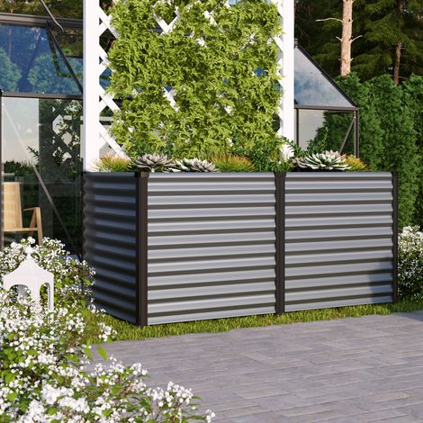 Vitavia Hochbeet "Linus 858", granit/ schwarz, 188 x 96 x 86 cm (L x B x H) (1/3)