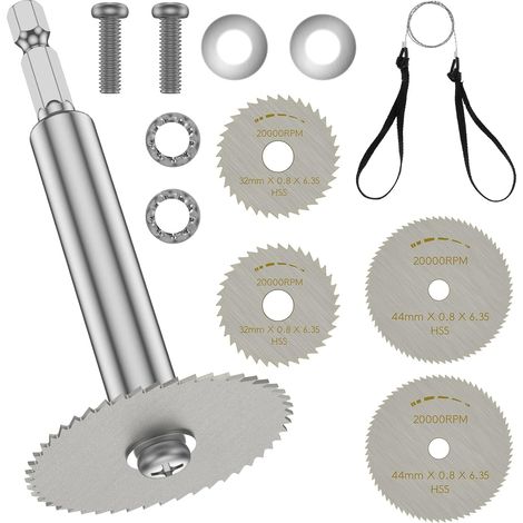 1 Set PVC Internal Pipe Cutter Stainless Steel Plumbing Internal Cutter with 1/4 inch Hex Shank Internal Plastic Pipe Cutter with 1.25 / 1.75 inch Replacement Blades (1/5)