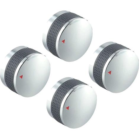 Ensemble de 4 boutons de commande pour barbecues à gaz, 58 mm et 50 mm, pièces de rechange pour outils de jardin et barbecues. Durable - AquaForge (1/4)