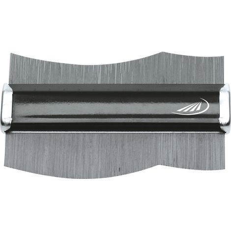 Helios Preisser Profillehre (Stifte federhart, Stift1,0mm, Abmessung 154x85mm)