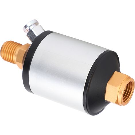 Séparateur air/huile/eau en aluminium, filetage G1/4, joint en laiton, 10 MPa, pour pistolet à peinture (1/5)