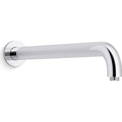 Kohler Katalyst Air 483mm Wall-Mount Rainhead Shower Arm Round + Flange Chrome