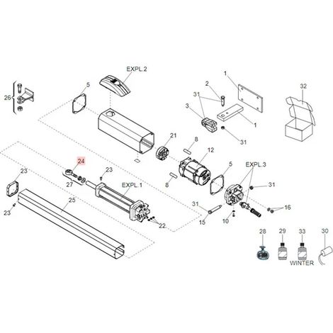 FAAC 7073035 Snodo Cuscinetto Anteriore M10 Maschio Ricambio Per 422 S450H (1/3)