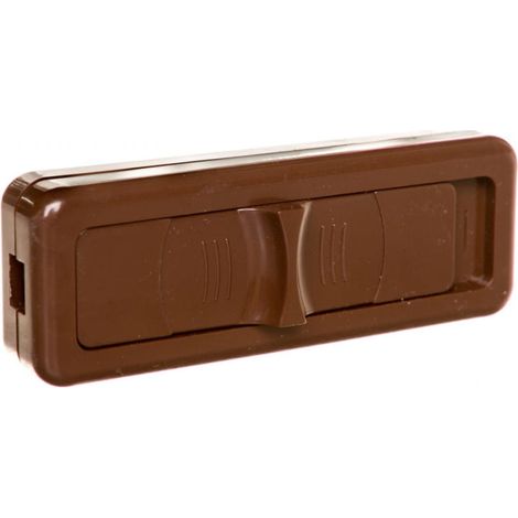 Interruttore a slitta unipolare passante o terminale 2,5 A/250 V marrone WS-1P/2,5 A marrone