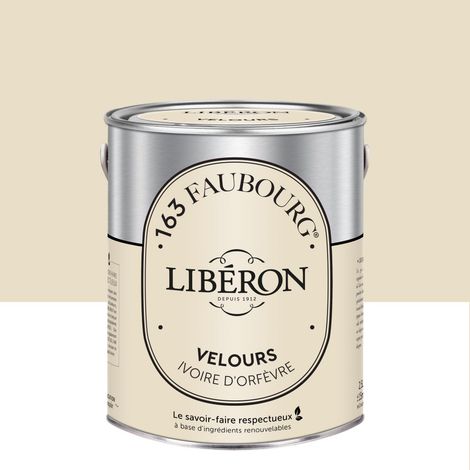 LIBERON Peinture ivoire d'orfèvre multisupport 163 faubourg LIBÉRON velours 2.5 l