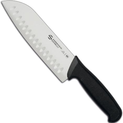 Cuchillo Santoku con afilado de bolas para picar SUPRA, longitud 180/320 mm