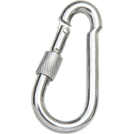Conacord Karabinerhaken 7x70 mm Karabiner Haken Schraubkarabiner Feuerwehrhaken
