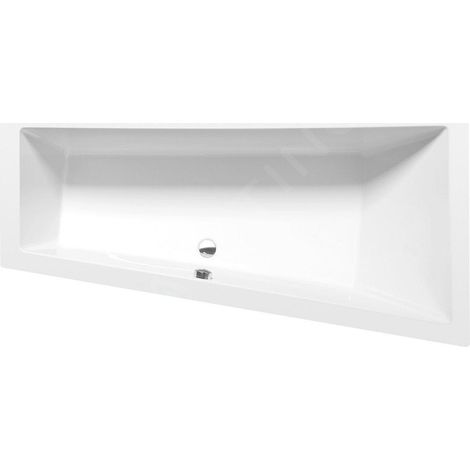 Polysan - Baignoire asymétrique Andra R, 180x90x45 cm, blanc 78771 (1/5)