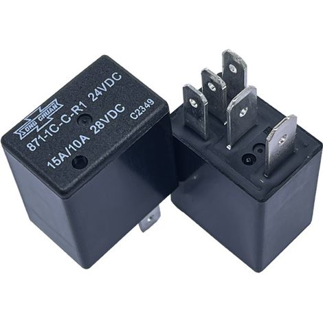 Matsukawa 871-1C-C-R1 24V DC relay with 15A resistor, new and original, high-power automotive relay