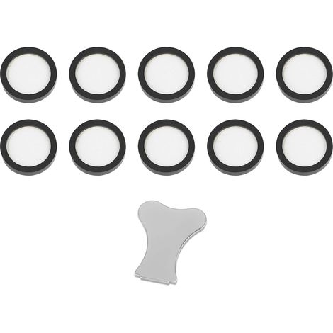 10 Pièces Capteur Disque 20mm/0.78" pour Nébuliseur Ultrasonique et Accessoires de Foyer Électrique (1/4)
