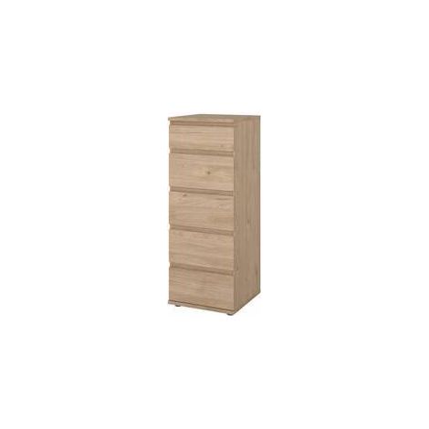 KIT CASSETTIERA NOVA 5 CASS 40,2X40X106,6CM ROVERE