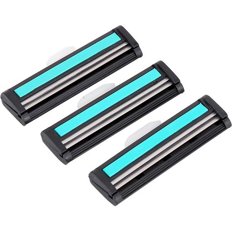 Lot de 3 affûteurs de lames de rasoir homme, compatibles rasoirs 2 lames, aiguiseur de rasoir précis pour entretien durable. (1/5)