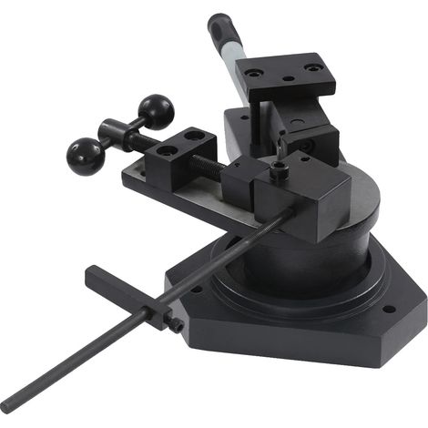Plieur de métal, angle de flexion 0-360°, longueur de la poignée de fonctionnement 42 cm, hauteur 17 cm, longueur de la base 21 cm, poids brut 24 kg (1/5)