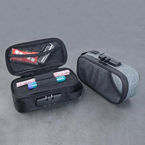 Sac de rangement anti-odeurs avec fermeture, portable et facile à transporter (1/4)