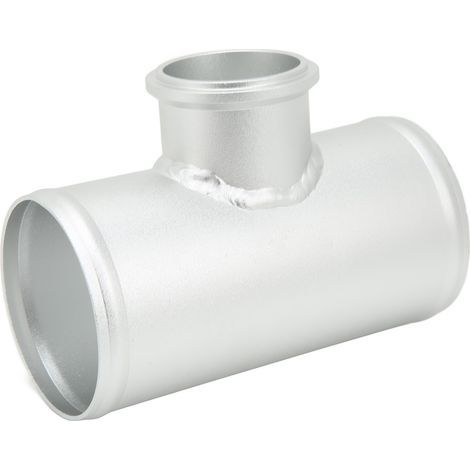 Universeller 50-mm-V-Band-BOV-Flansch für 3-Zoll-Rohraußendurchmesser, sichere Klemmung, Aluminium, silberfarben, für alle 50-mm-Blow-Off-Ventile (1/5)