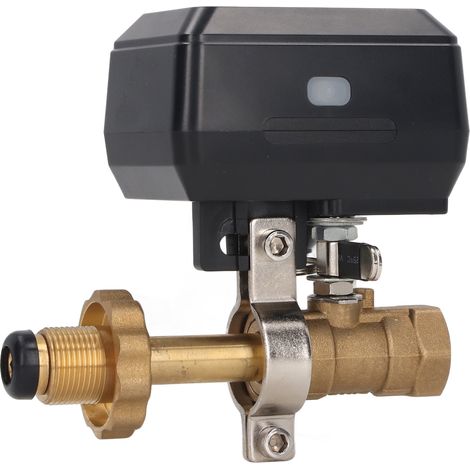 Elektrischer Ventilregler, empfindlicher automatischer/manueller Kugelhahnregler für Rohrleitungen, 12 V DC (1/5)