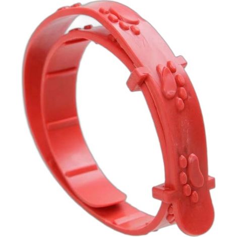 3 Collier antiparasitaire, silicone doux, ajustable jusqu'à 74 cm, imperméable, pour chien et chat (1/5)
