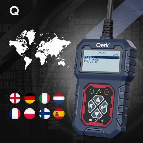 INTERFACE DE DIAGNOSTIC TESTEUR OBD2 SCANNER AMÉLIORÉ EN LANGUE POLONAISE MENU PL (1/5)