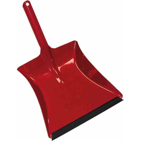 Kehrschaufel Metall lackiert mit Gummilippe (1/5)