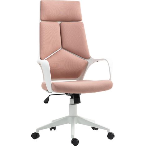Design ergonomique chaise de bureau en tissu, réglable en hauteur et basculante, siège pivotant pour bureau maison (1/5)