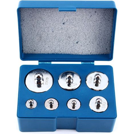 5-teiliges/6-teiliges/7-teiliges Kalibriergewichtsset für Schmuck, 105 g, 205 g, Gesamtgewicht 500 g (1/5)