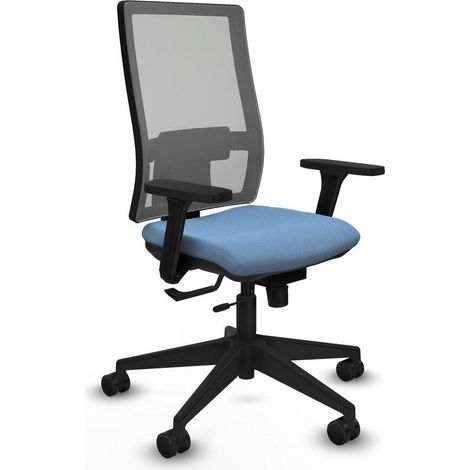 Piqueras y Crespo 3D066N0 chaise bureau bleu ciel (1/3)