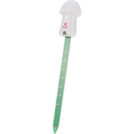 CCYKXA Bodenfeuchtigkeitsmesser für Pflanzen, weißer Bewässerungsindikator für Innenräume, manueller und automatischer Modus, ABS/PP-Leiterplatte, Batterie enthalten (1/5)