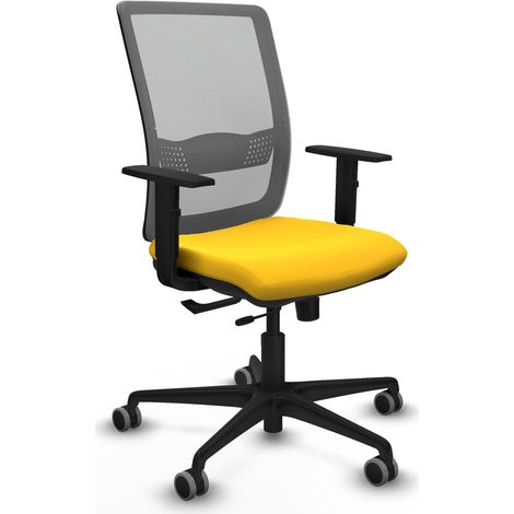 Chaise piqueras y crespo Haches noir 65 mm roulettes (1/2)