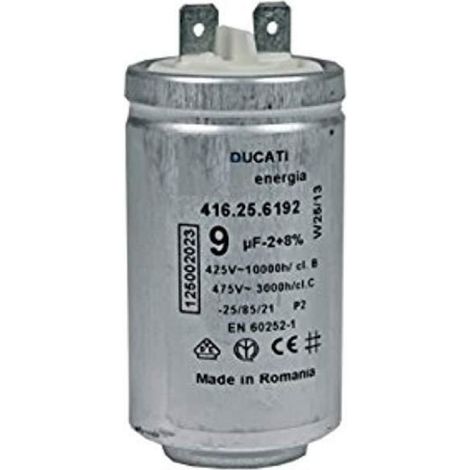 Moteur Condensateur 450 - Compatible Electrolux 125002022 Ducati 307 - Remplacement Original