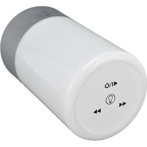 LED-Nachtlicht mit Touch-Funktion, RGB-Farben, 2,4 GHz kabelloser Bluetooth-Lautsprecher, Tischlampe, Silber (1/5)