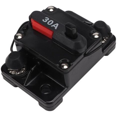 Disjoncteur de Circuit Réinstable, Concevoir de Circuit en Ligne Réinitialisable Stéréo Audio (30A). (1/4)