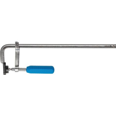 Högert Technik - Abrazaderas de carpintero forjadas - Abrazadera 300x80mm - Riel de acero - Placa de presión móvil