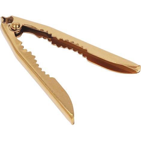 Goldener Krabbenknacker, rutschfest, robust, aus Edelstahl, Nussknacker, Kastanien- und Walnussöffner mit Clip für die Küche (1/5)