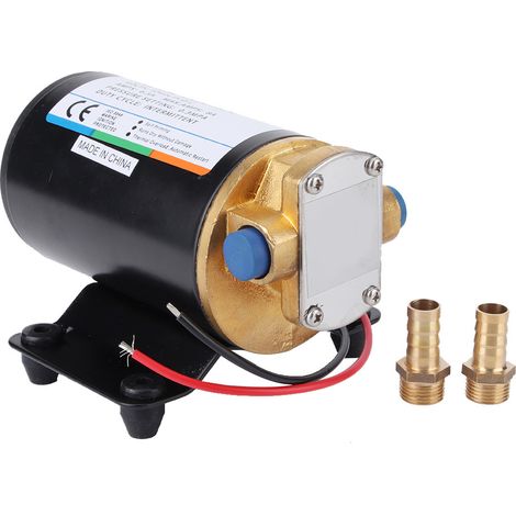 12V selbstansaugende Öl- und Dieselkraftstoffpumpe für Pkw, Boote und Schiffe. (1/5)