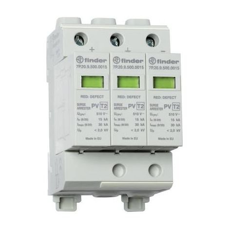 Paraf T2 3 varist SYST photovolt 1020VDC avec Telesignalisation FINDER 7P2390001015 (1/2)