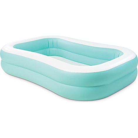 Intex Swim Center Mandarin piscina hinchable albaricoque 229x147x46 cm